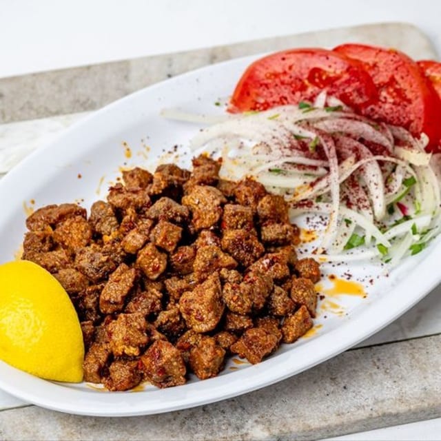 Fried Veal Liver Appetizer.